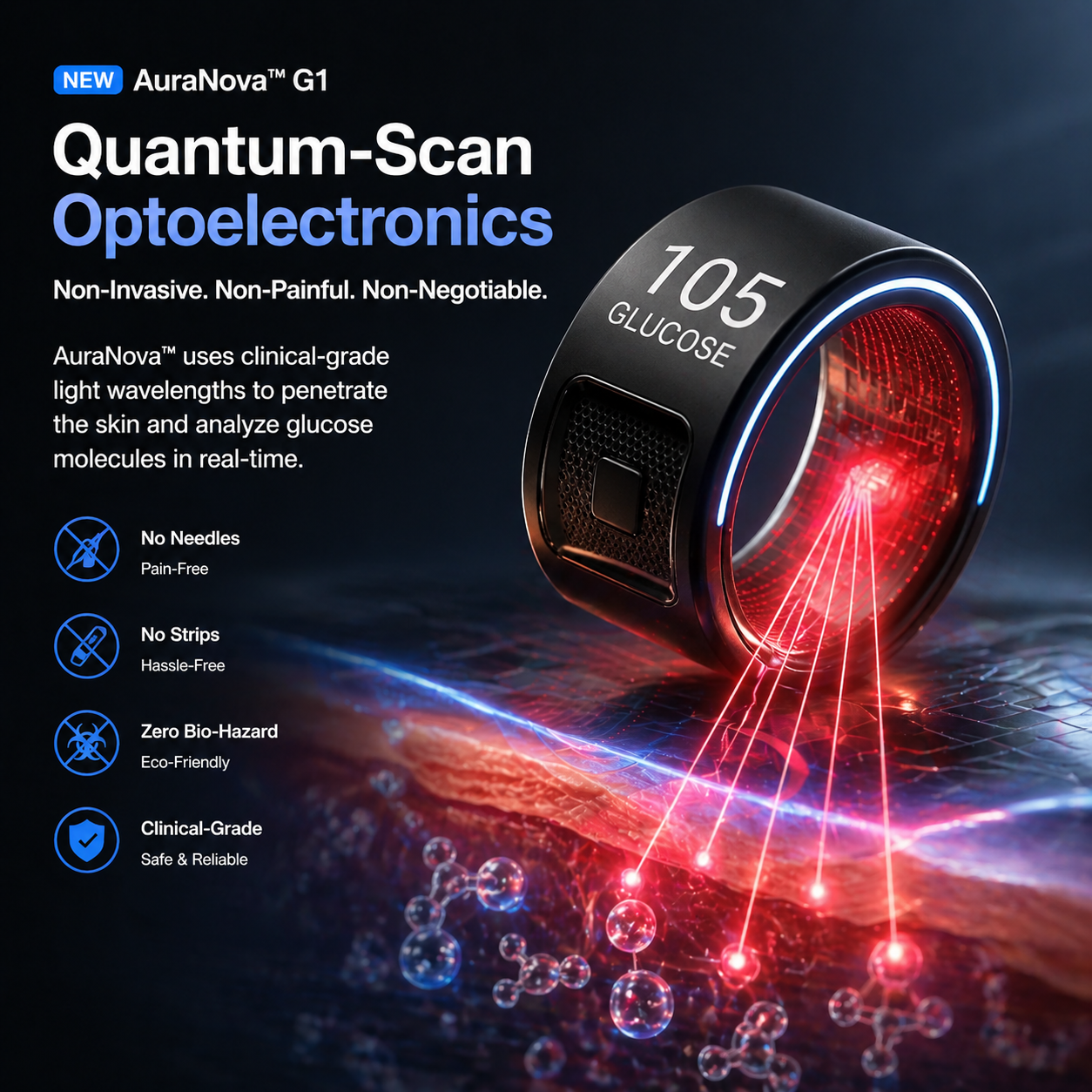 🎉 83% OFF Launch Offer🔥Your Health, Upgraded — Real-Time Monitoring on Your Finger
